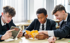 Boys reading