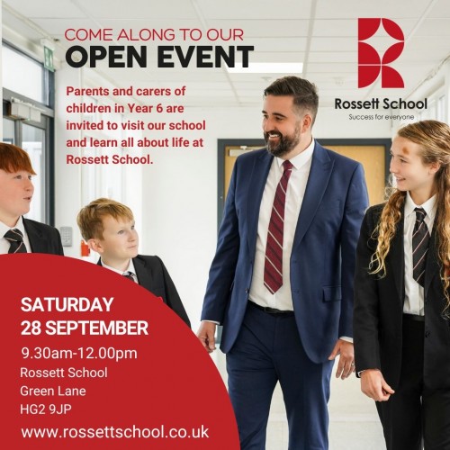 Rossett School Open Day - Sept 2024 - Tim